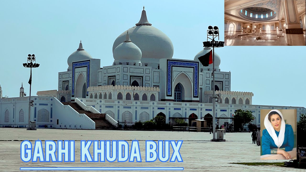 Bhutto Family mausoleum Garhi khuda bux | Benazir Bhutto Grave | Larkana Sindh Pakistan #sindh #vlog