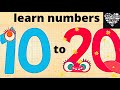 LEARNING COUNTING NUMBERS 10 to 20 learn numbers for kids 10 20 Endless numbers