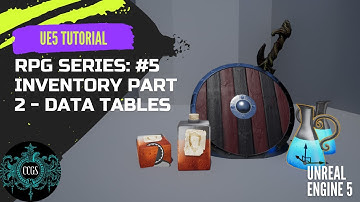 Unreal Engine 5 RPG Tutorial Series #5: Inventory Part 2 - Data Tables #ue4 #ue5 #unrealengine