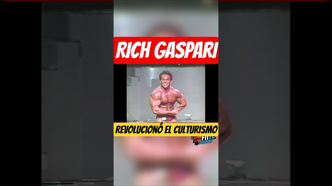 RICH GASPARI CAMBIÓ EL CULTURISMO Y EL CANON EN TARIMA #fitness #mrolympia #RICHGASPARI #culturismo