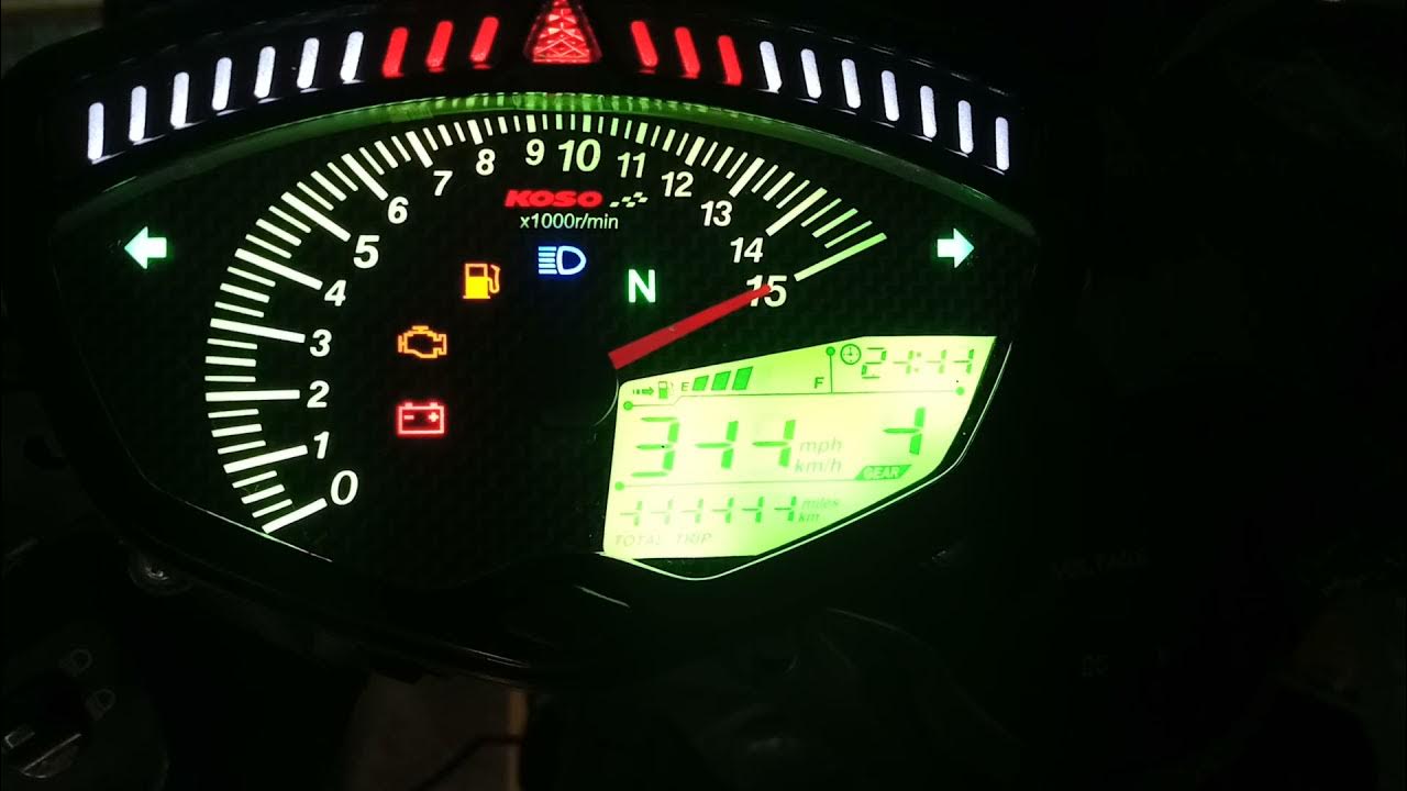 speedometer digital jupiter mx old YouTube