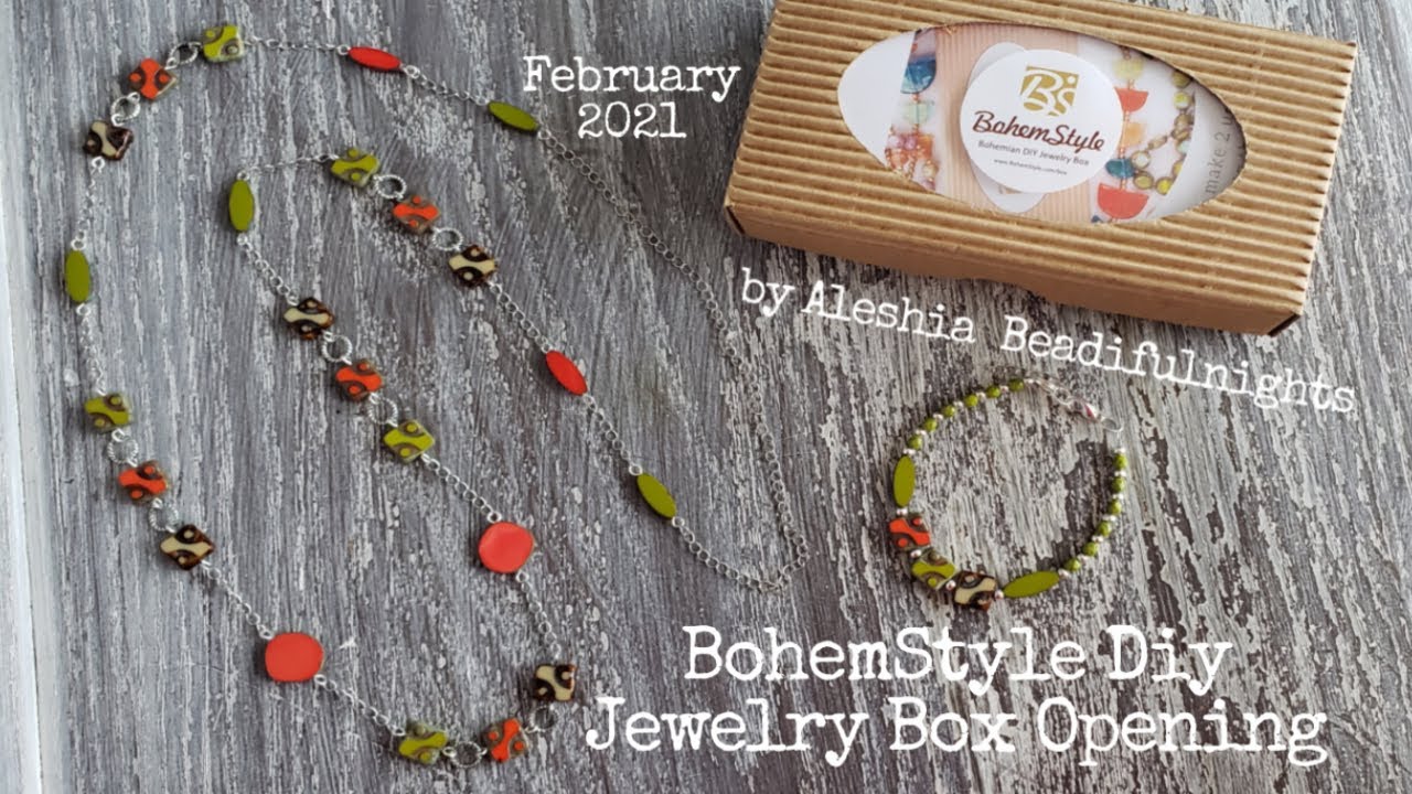 BohemStyle Diy Jewelry Box Opening February 2021