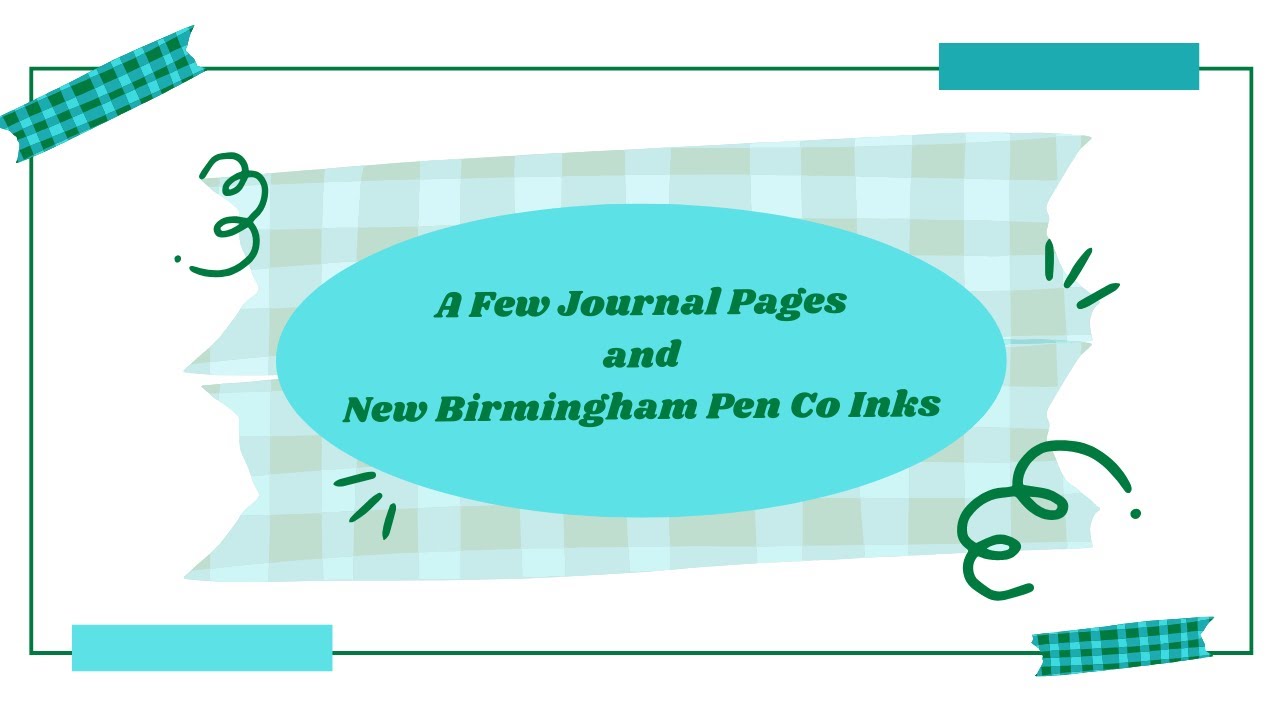 Несколько журнальных страниц и новые чернила из Бирмингема!