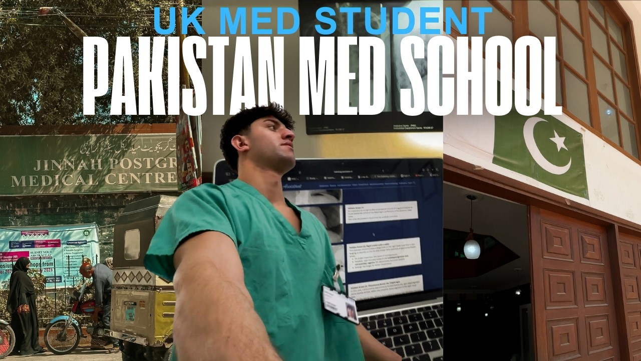 My first day in Pakistani Med School | UK Med Student