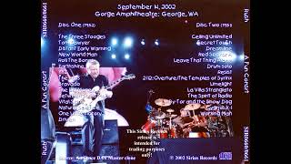 Rush Live September 14, 2002