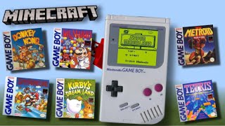 A GIANT WORKING (Kinda) GAMEBOY, IN MINECRAFT