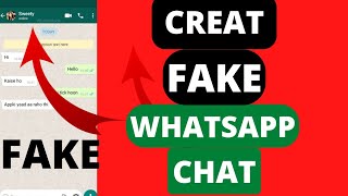 FAKE WhatsApp Chat😁😁 Prank screenshot 4