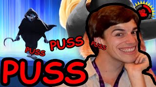 MatPat only says PUSS in: Film Theory: Puss in Boots Should be DEAD! (Shrek)