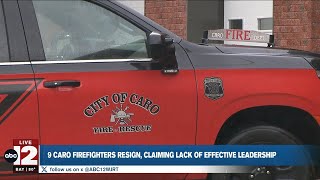 Caro city manager says public safety not at risk after 9 firefighters resign