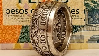How To Make A Morgan Dollar Coin Ring Updated Methods