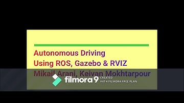 Autonomous Driving Using ROS, Gazebo & Rviz