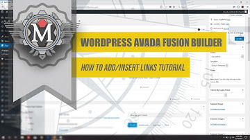Step by Step How to add/insert links in WordPress Avada Fusion Builder