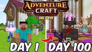 100 Days in Adventure Craft Bedrock screenshot 2