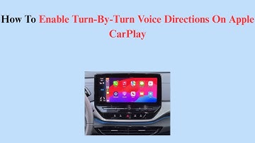 How To Enable Turn-By-Turn Voice Directions On Apple CarPlay