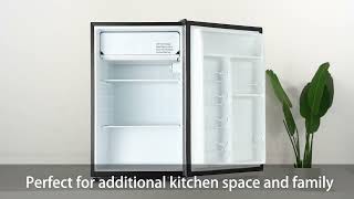 Whirlpool 3.1 cu ft Mini Refrigerator Stainless Steel WH31S1E(1)