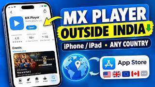 How to Download MX Player Outside India on iPhone | MX Player App Missing From App Store | MX Player screenshot 5