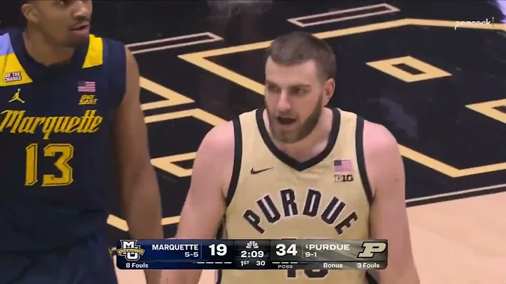 Purdue Men's Basketball Highlights vs. Marquette