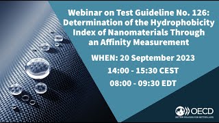 TG 126: Determination of the Hydrophobicity Index of Nanomaterials Through an Affinity Measurement