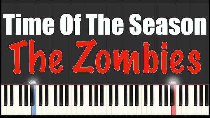 Time of the Season Piano version - Piano performance video thumbnail