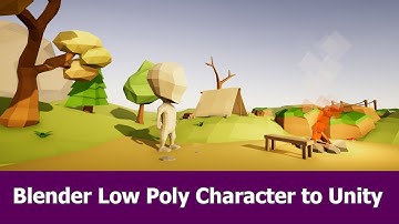Blender low poly Character to Unity