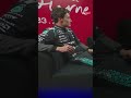 Da hätte sich George Russell fast verschluckt...  😅🔥