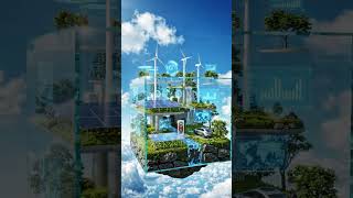 Future in a Cube 🌍 | Miniature Smart Sustainability Center (Solar, Wind, Hydro &amp; EV)  #miniature