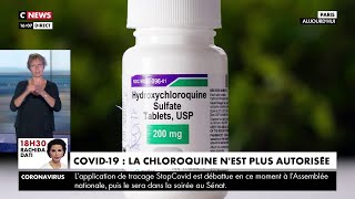 Covid-19 : la chloroquine n'est plus autorisée