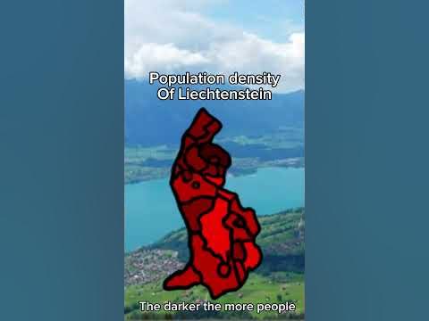 Population density of Liechtenstein #countryballs #mapping #maps #