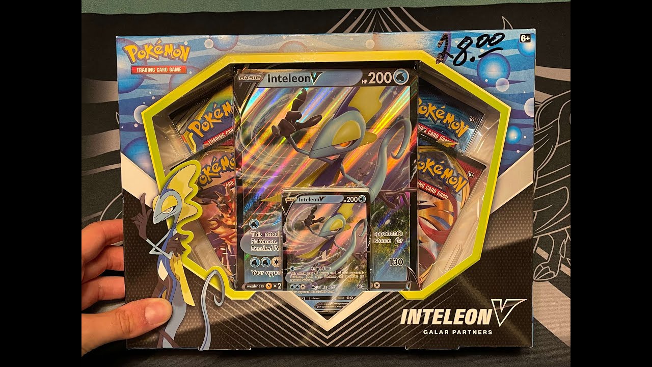 Opening an Inteleon V Galar Partners Box