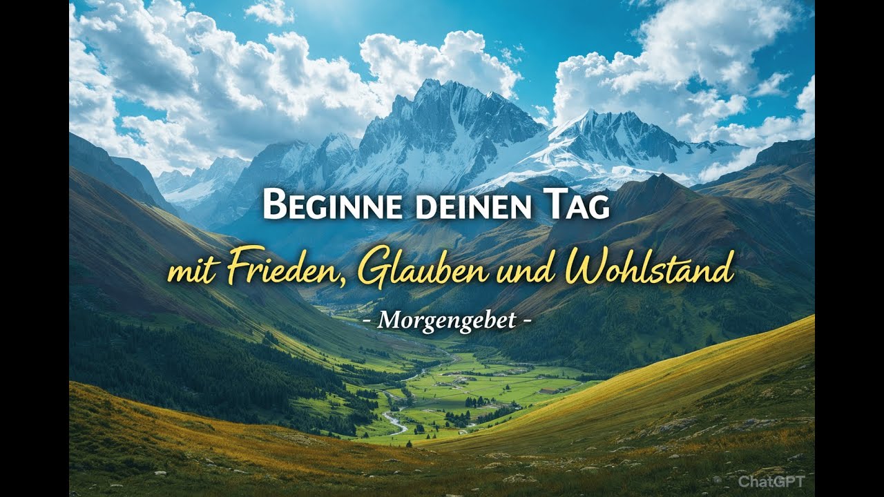 Beginne deinen Tag mit Frieden, Glauben und Wohlstand – Morgengebet