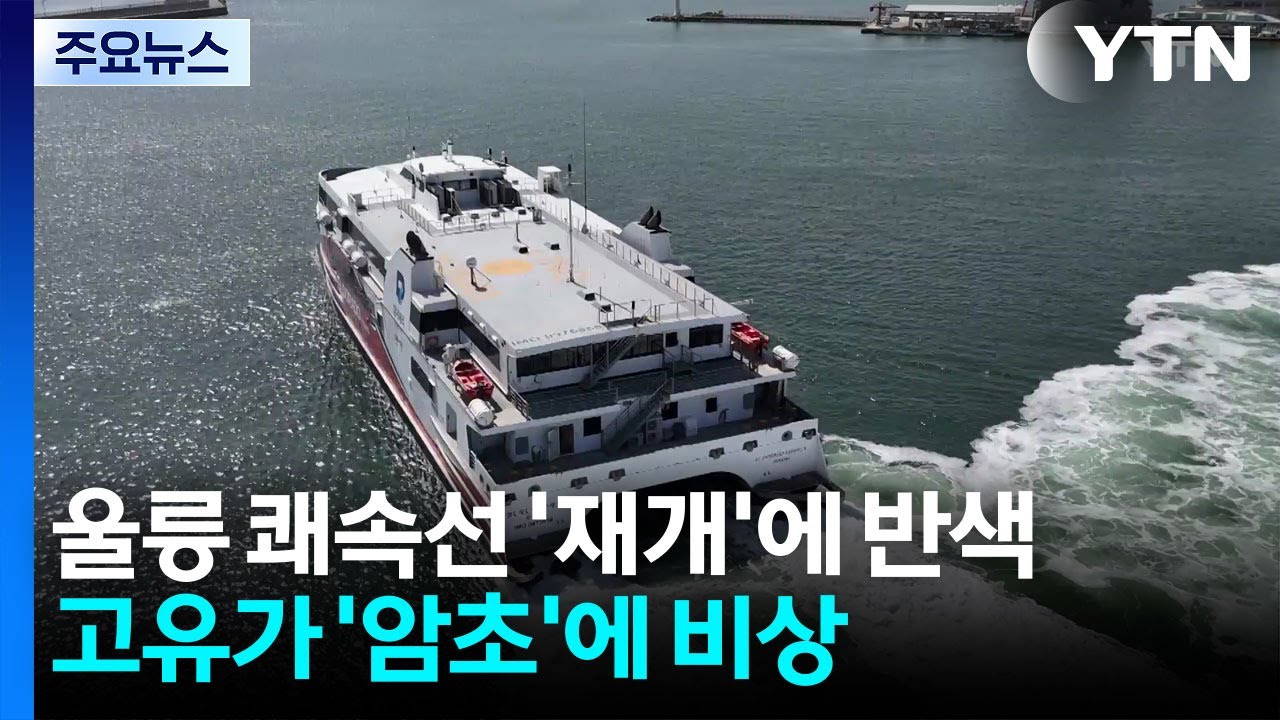 울릉 쾌속선 '재개'에 반색...고유가 '암초'에 비상 / YTN