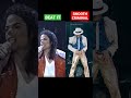 MICHAEL JACKSON - BEAT IT vs SMOOTH CRIMINAL without autotune #shorts