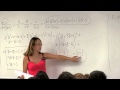 Math 2B. Calculus. Lecture 13. Integration by Partial Fractions