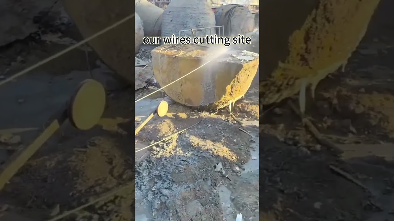 wire saw cutting site