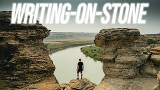 5 Reasons to Visit Writing on Stone || Alberta Canada by Kurtis & Chelsey 1,211 views 2 years ago 2 minutes, 14 seconds