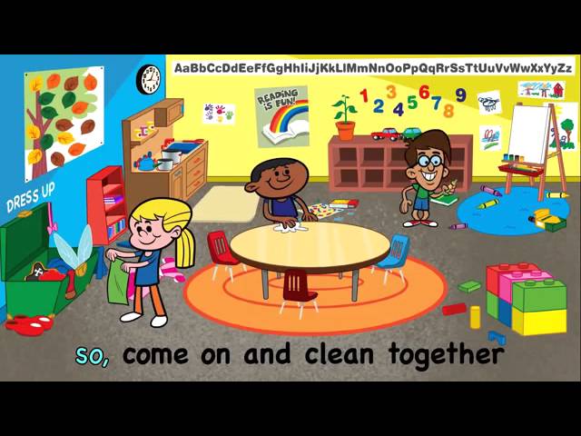 Clean Up Is Fun Children'S Cleaning Song Kids Songs By The Learning Station  - Youtube