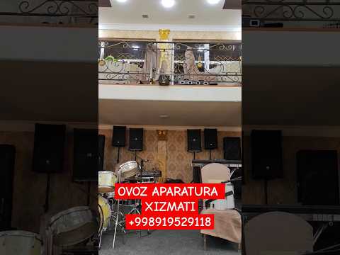 Видео: QASHQADARYODA N1 OVOZ APARAT-TO'Y VA MAROSIMLARDA XIZMATDA_SHAXBOZ STUDIO_+998919529118