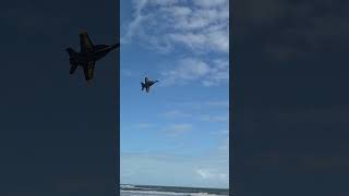 crazy blue angels maneuver