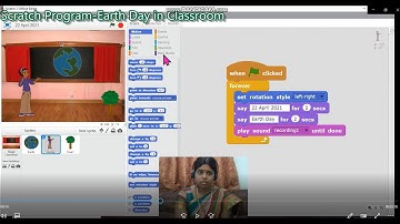 Scratch  ||Project#10 🙏Programming  🌳🌴  Earth Day in Classroom🎓