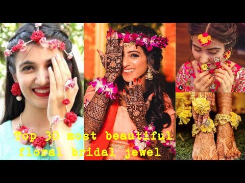 top-30-most-beautiful-bridal-flower-jewelry-design-ideas-for-haldi/mehandi|creative-stylish-flowers