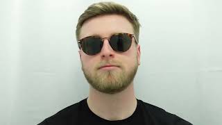 Male model wearing Persol PO3210S 24/31 Sunglasses