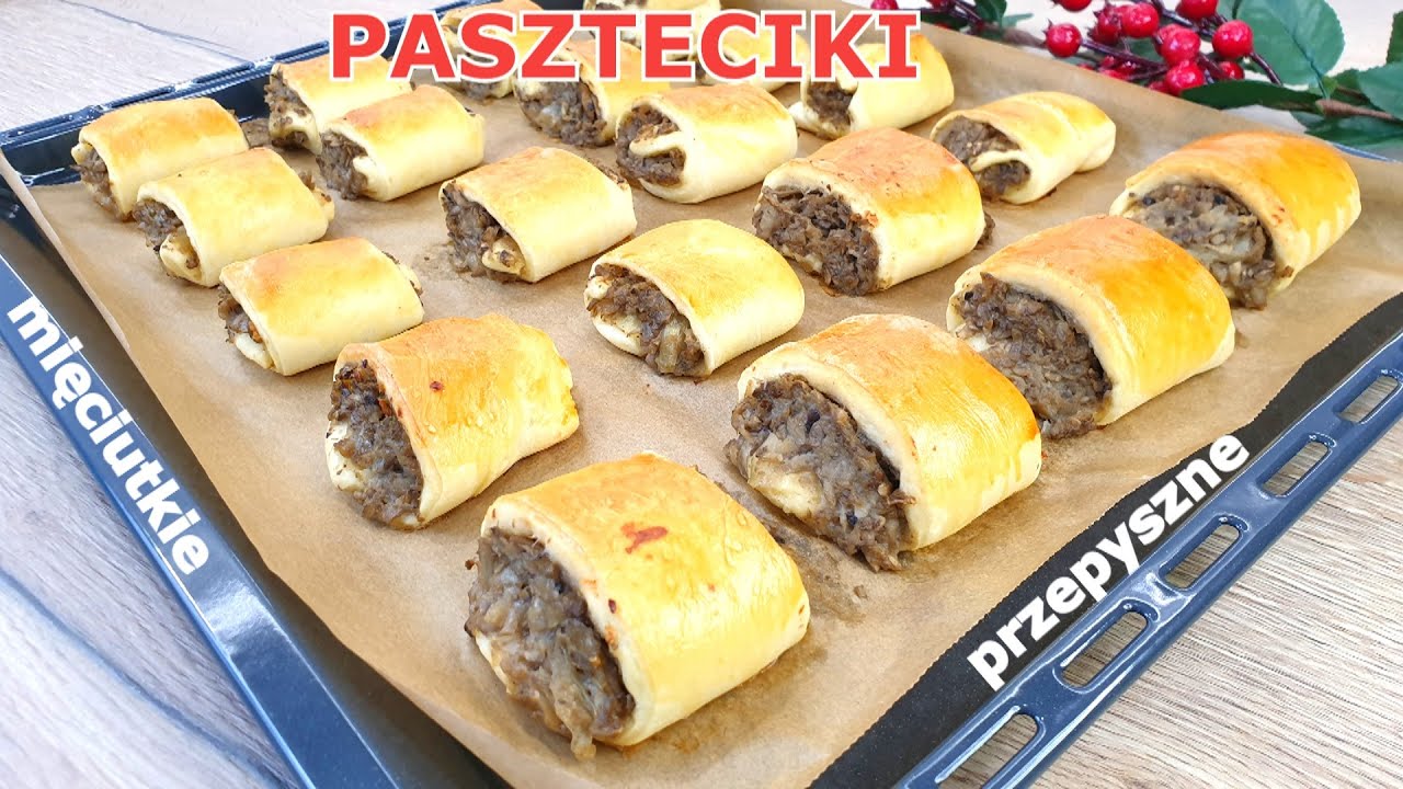 Szybkie i mięciutkie paszteciki z pieczarkami - niesamowicie pyszne 👌 wszyscy je uwielbiają 👍 HIT !
