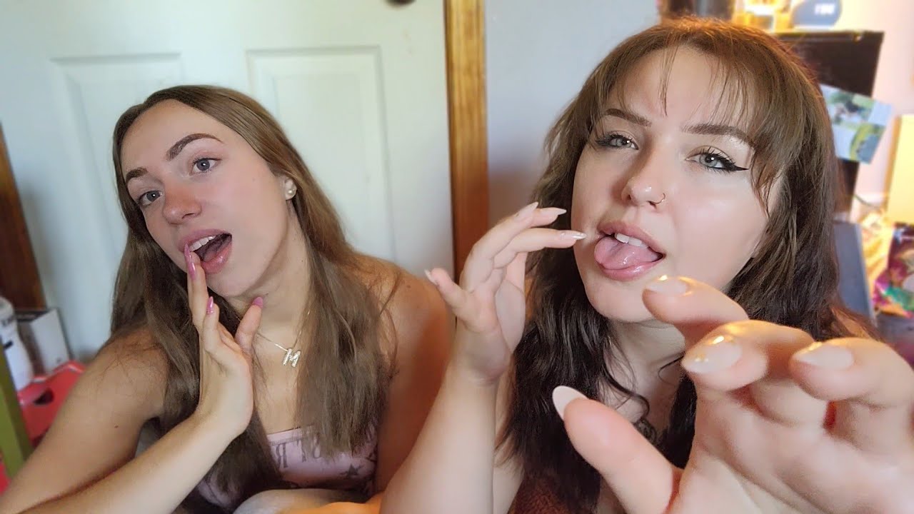 ASMR — обучаю свою сестру разным триггерам ASMR!