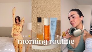 7am morning routine for a productive day | skincare, workout & more ✨