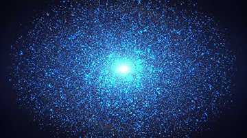 "4K Blue Particle 002"Motion Background Video Free Footage