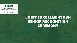 Bachelor of Science in Joint Enrollment Recognition Ceremony Summer 2026