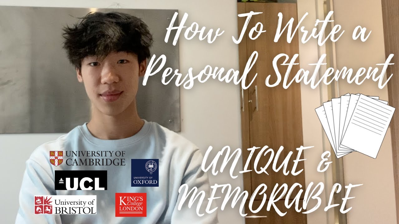 how to write a unique personal statement reddit