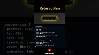 Order confirm Animation Button | #react | Ui Development #ui #webdevelopment