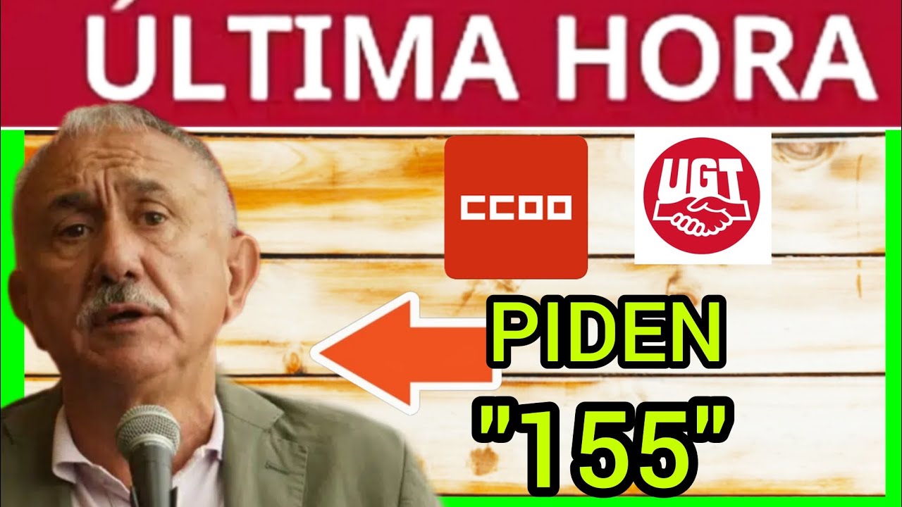 #ÚltimaHora - CCOO Y UGT PIDEN EL 155 - YouTube