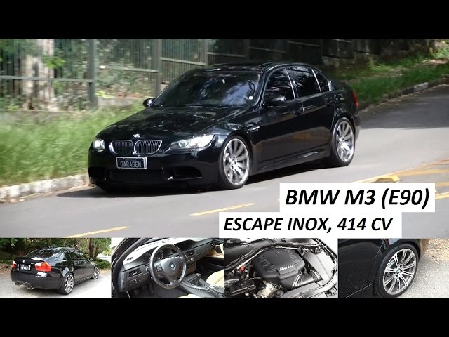 Video: Garagem do Bellote TV: BMW M3 com escape inox e câmbio manual